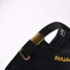 the metal buckle tuck-in closure of the 5 panel baseball hat KN2012251