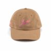 Front view khaki women's baseball hat SFA-210409-2