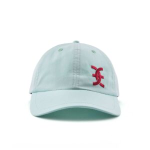 Front view of light blue sports baseball cap KN2103012