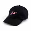 Left view black women's baseball hat SFA-210409-2