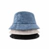 Aung Crown black leather bucket hat available in 3 colors SFG-210317-6
