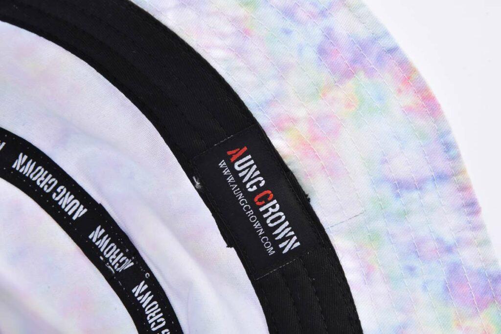 the inner sweatband, label and taping