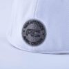 off white baseball cap the fitted back with a flat embroidery logo KN2012122