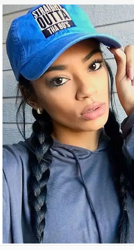 blue baseball hat