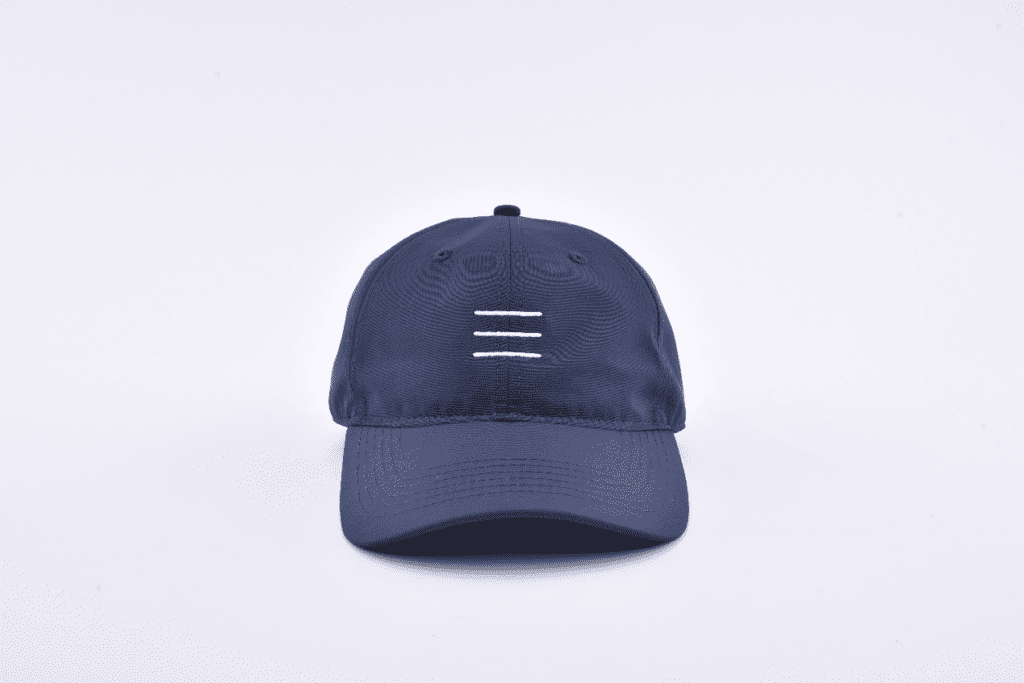 dark blue nylon baseball cap 