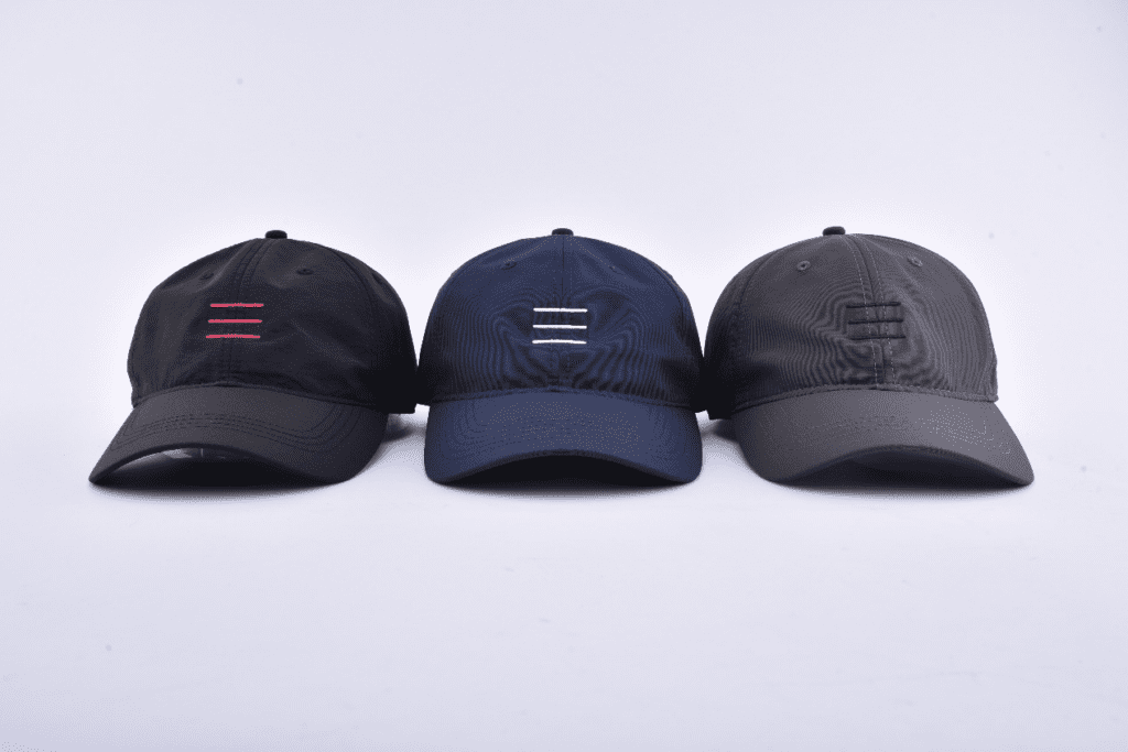 nylon baseball cap in 3 colors