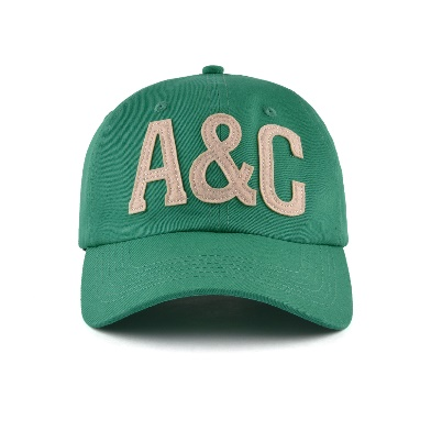 green embroidery baseball cap
