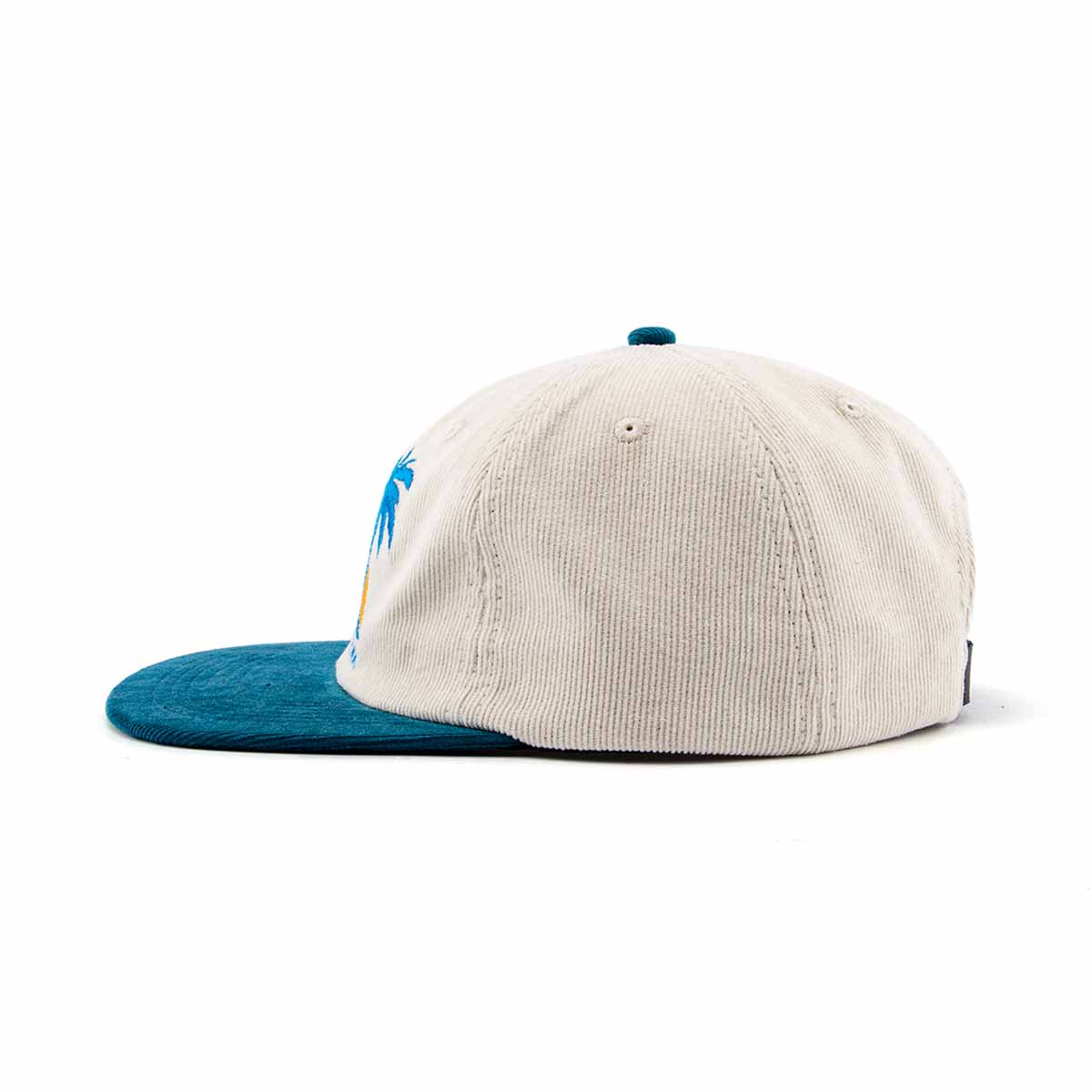 Aung Crown beige strapback hat at the horizontal view KN2102041