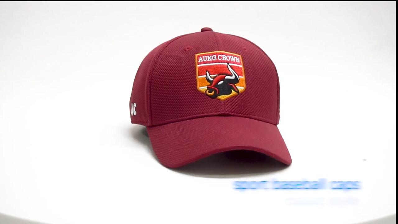 KN2012082 flat embroidery baseball hat