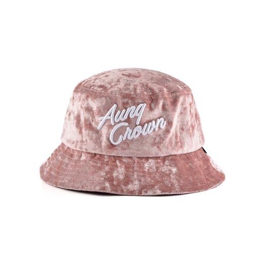 Aung Crown pink designer bucket hat womens KN2012231