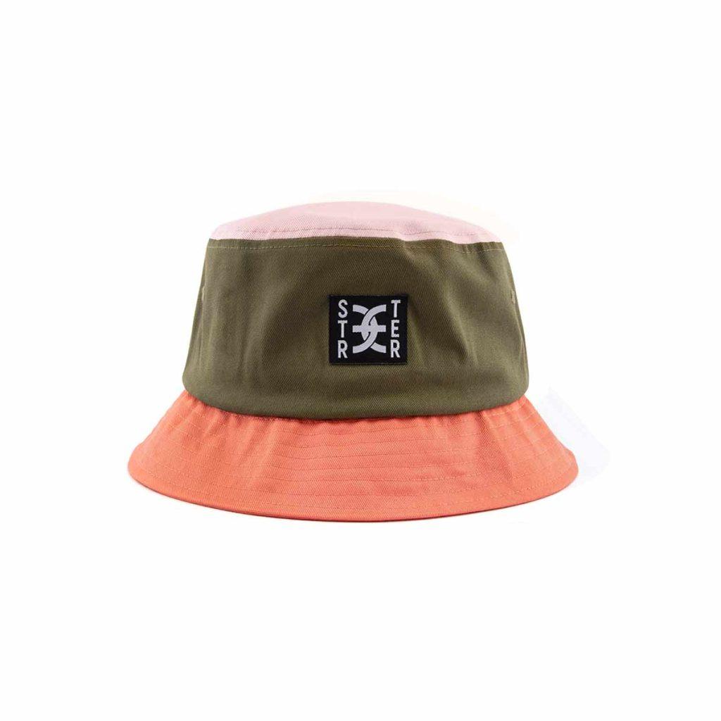 Sreeter casual patchwork bucket hat SFG-210310-3