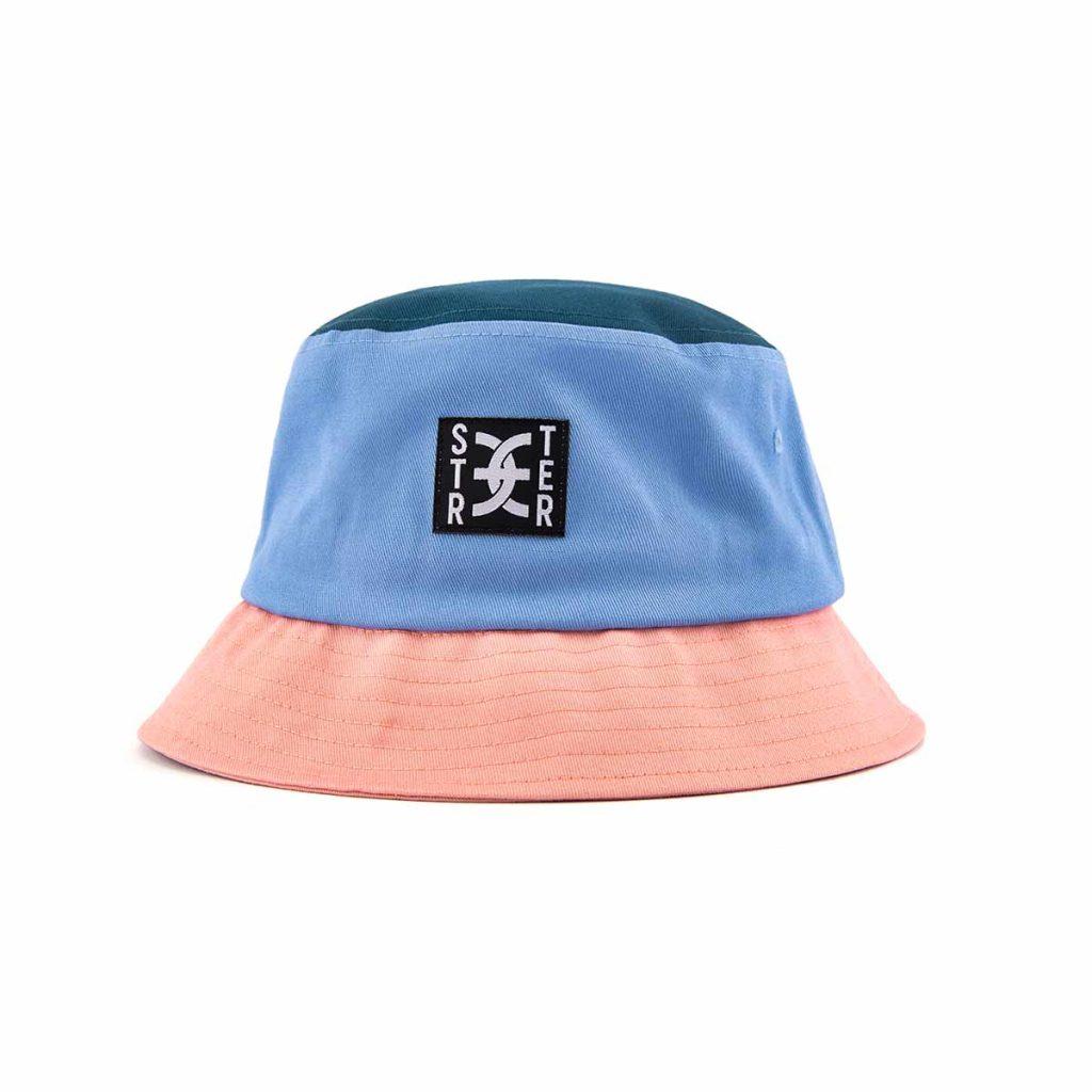 color-contrasting bucket cap