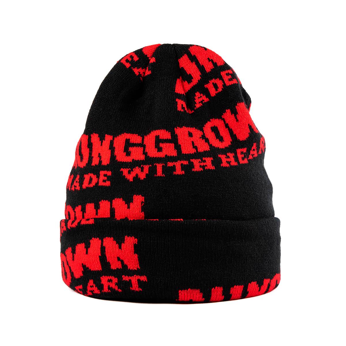jacquard beanie