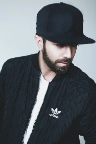 black baseball hat