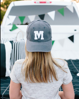 denim blue cap