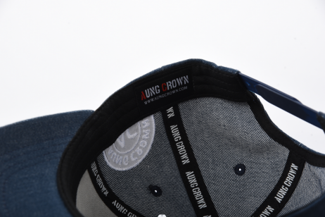 inner sweatband on the washed baseball cap