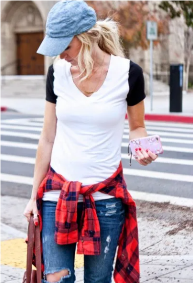 light blue baseball cap