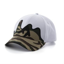 white camo baseball cap