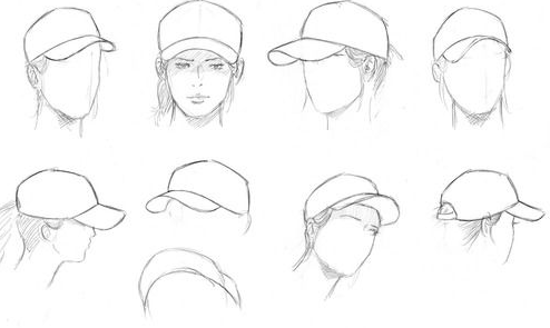 Casquette (duck-tongue caps)