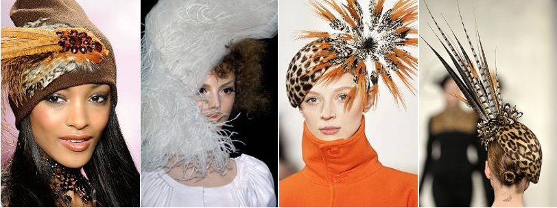 Feather - hat ornaments