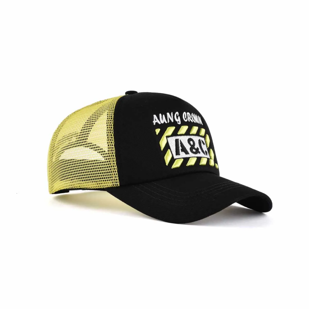 Black and Yellow Trucker Hat