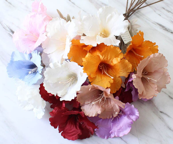 simulated flowers - Hat Ornament Materials
