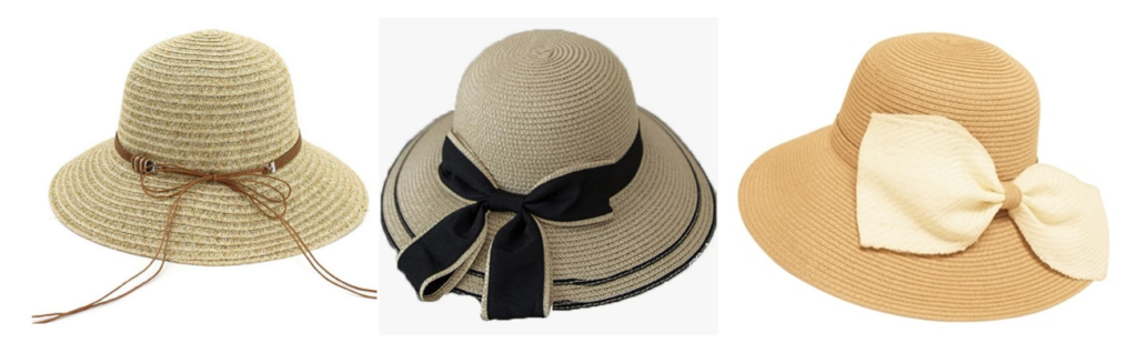 straw bucket hats