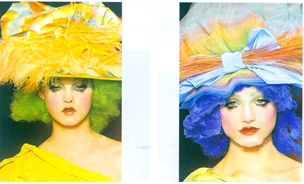 Surrealistic Color Design of Hats